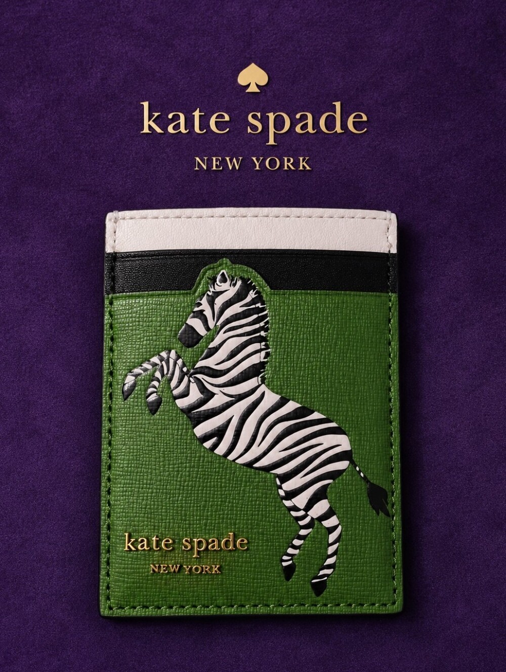 Kate Spade Ziggy Zebra Card Holder Case